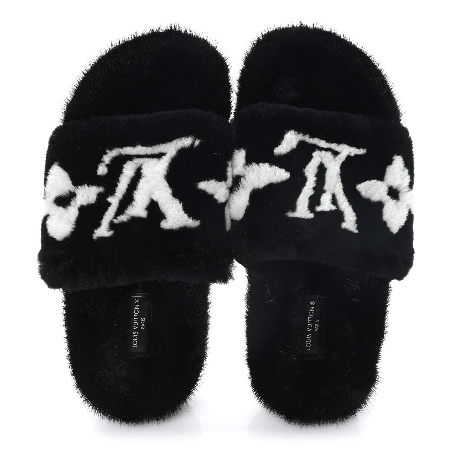 Louis Vuitton Mink Pool Pillow Comfort Mule 39 Black 2 of 9