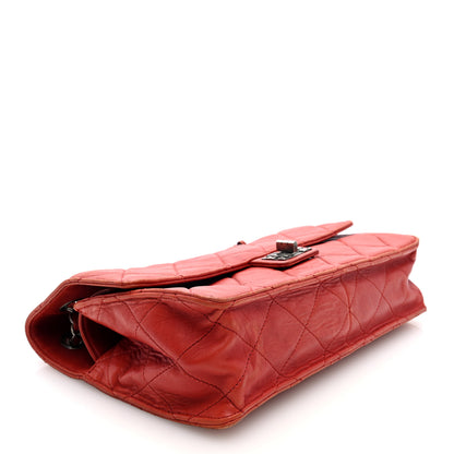 Chanel Washed Lambskin Jumbo Take Away Flap Red 4 of 10