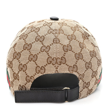 Gucci Monogram Web Baseball Hat M Beige Cocoa 5 of 10