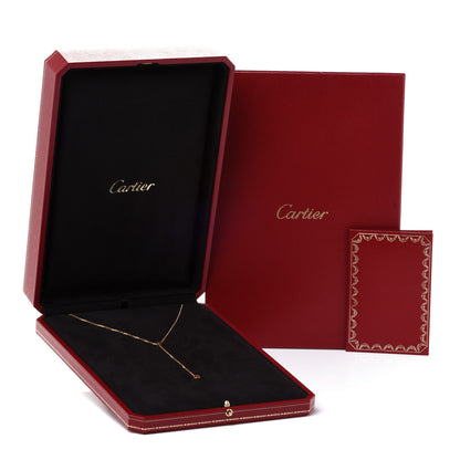 Cartier 18K Yellow Gold LOVE Drop Necklace 6 of 6