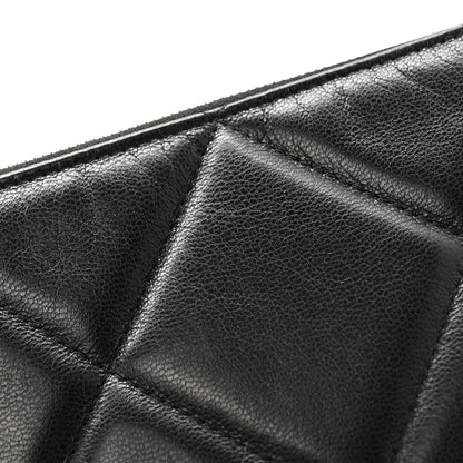 Chanel Shiny Goatskin Quilted Small Chanel 19 Pouch Black 9 of 12