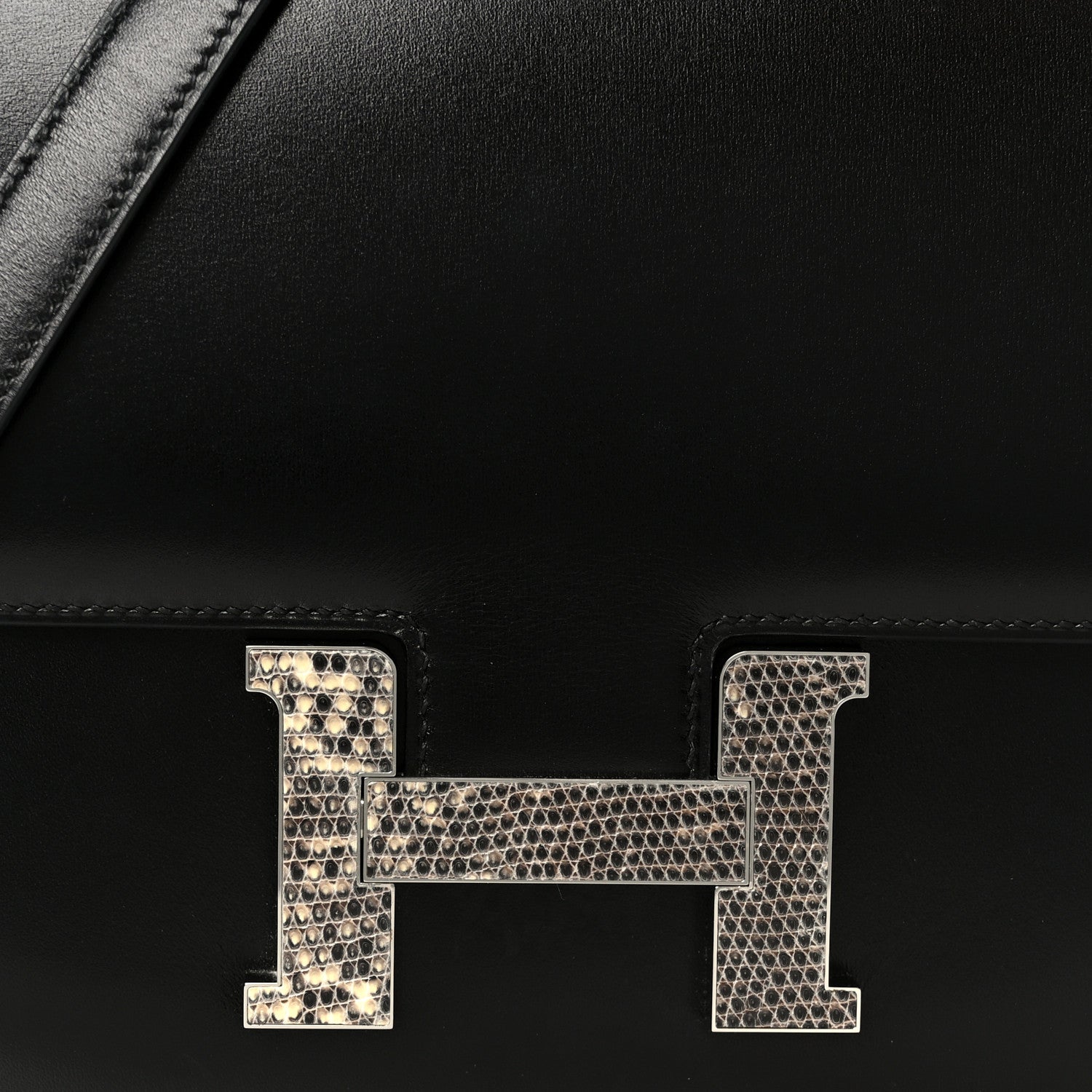 Hermes Box Lizard Constance 1-24 Black Ombre 10 of 13