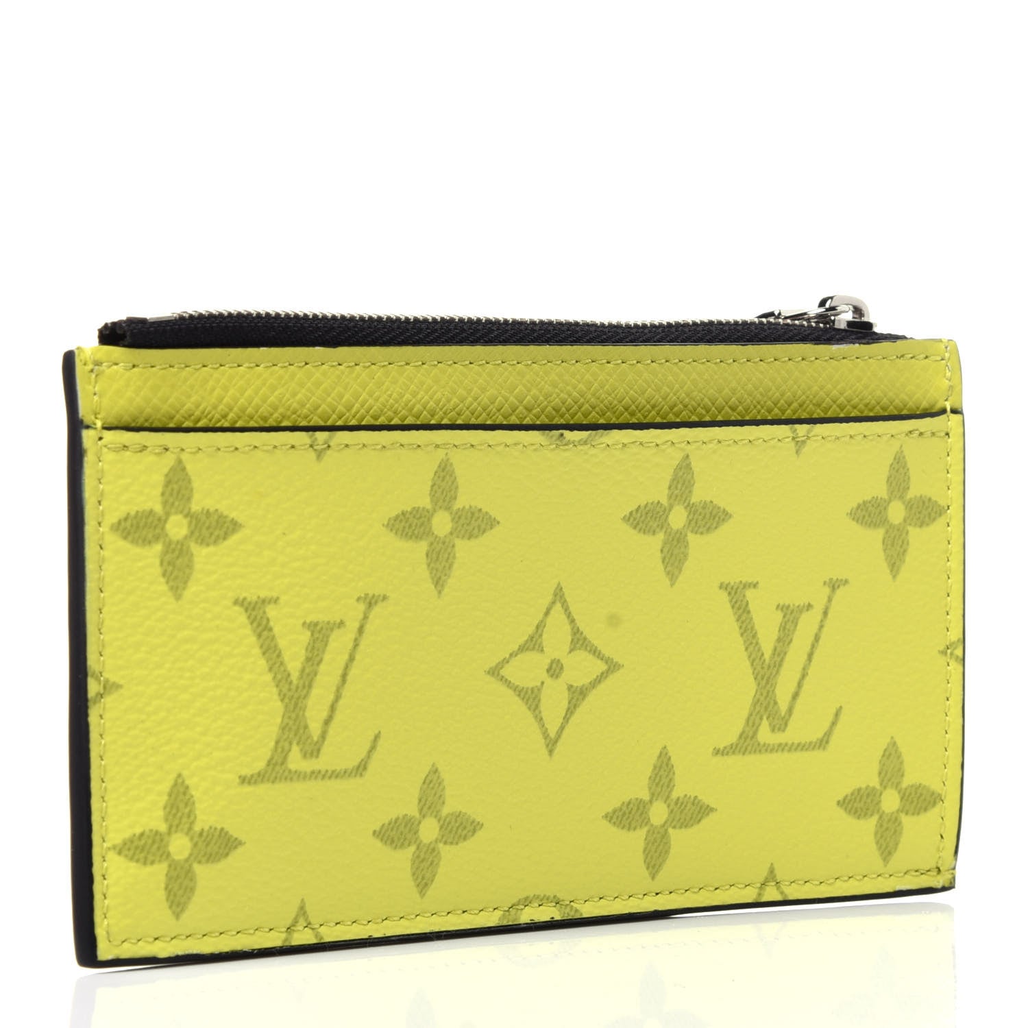 Louis Vuitton Monogram Taiga Coin Card Holder Yellow 3 of 11