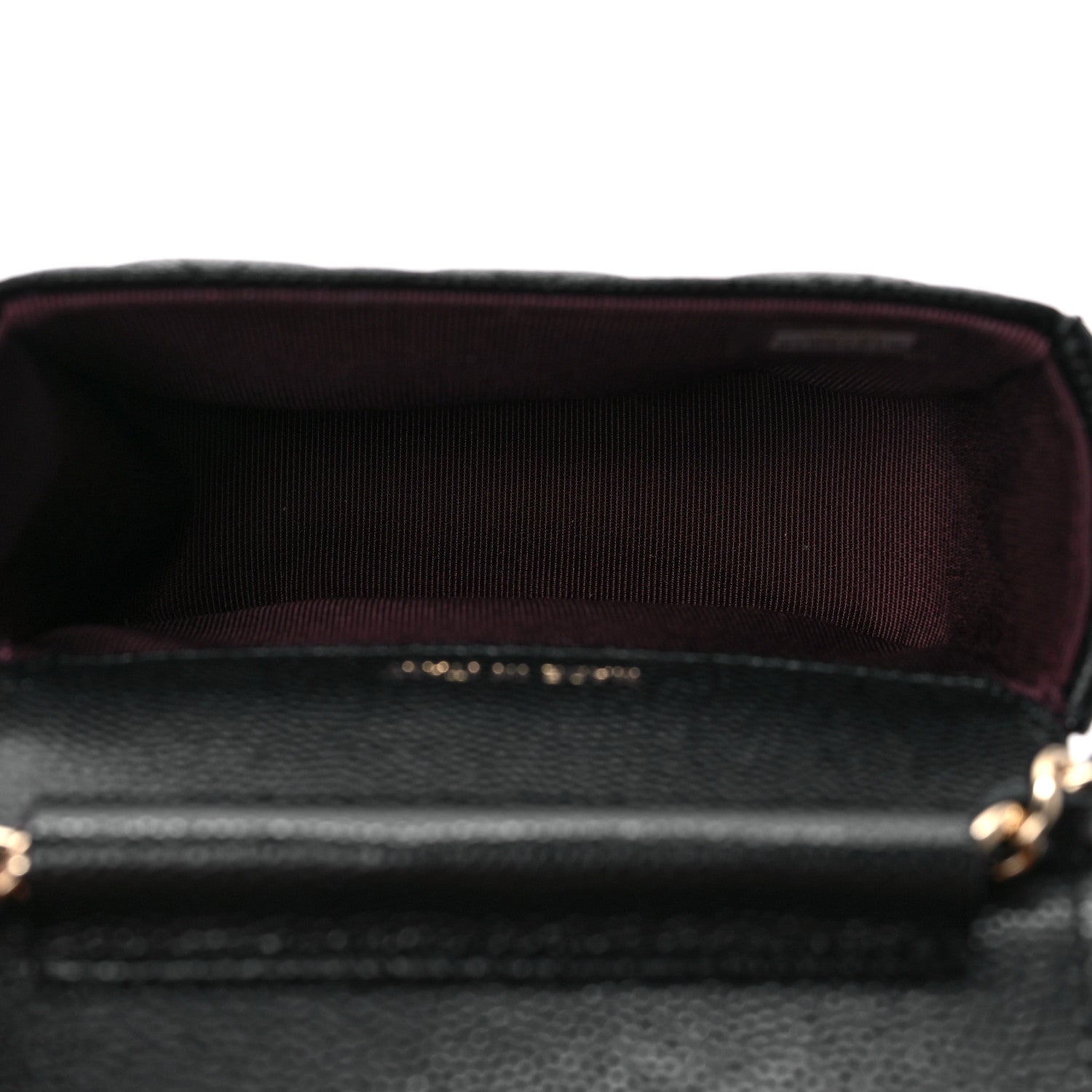 Chanel Caviar Quilted Mini Clutch With Chain Black 5 of 10