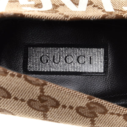 Balenciaga X GUCCI GG Monogram Square Knife 80mm Pumps 39.5 Beige Ebony 6 of 9
