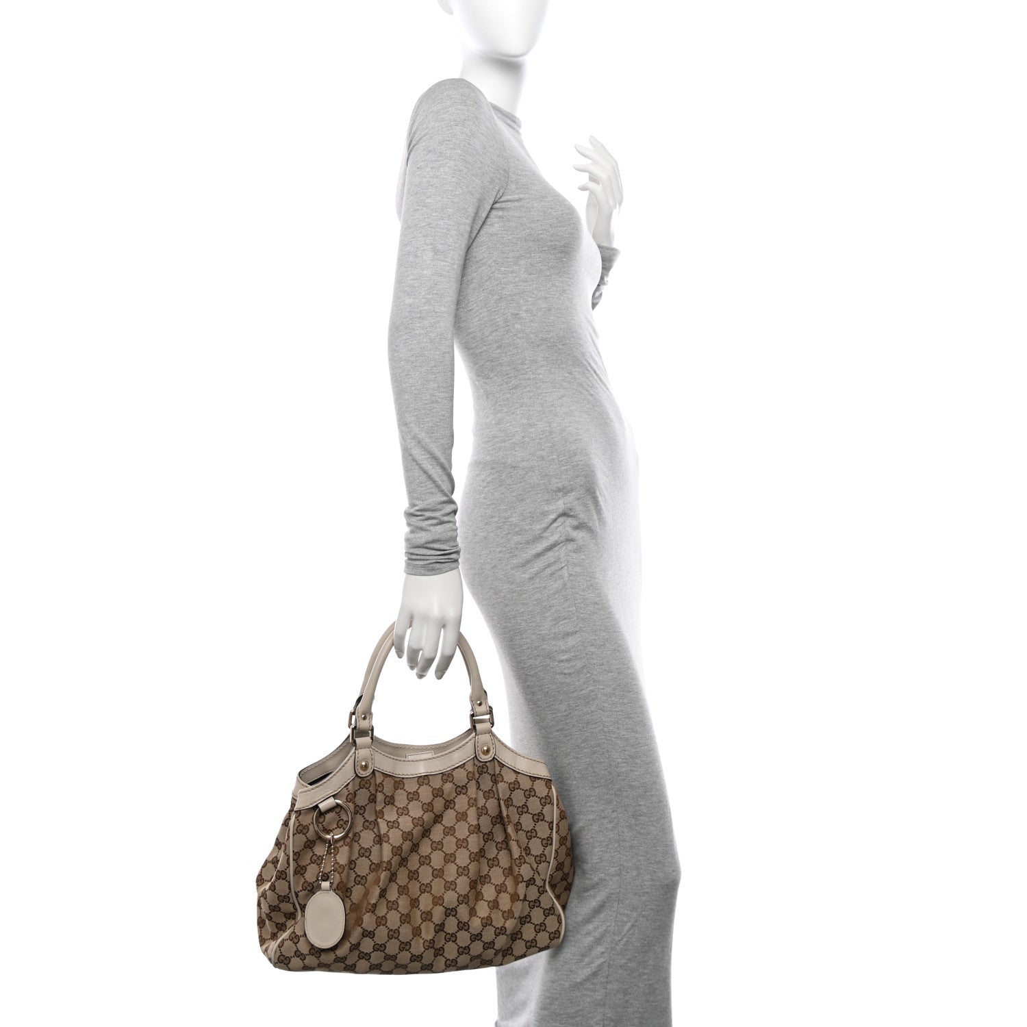Gucci Monogram Medium Sukey Tote Off White 2 of 10