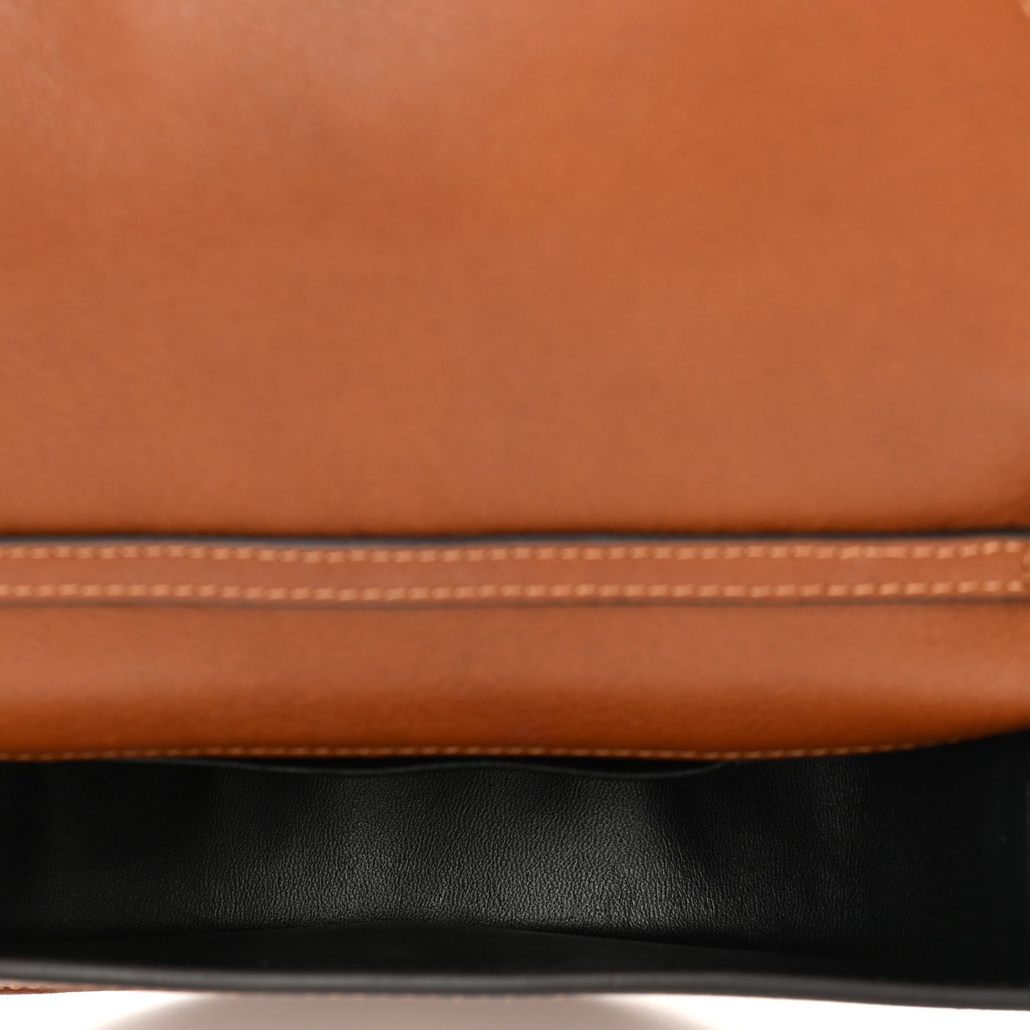 Calfskin Small Nile Bracelet Minaudiere Bag Caramel