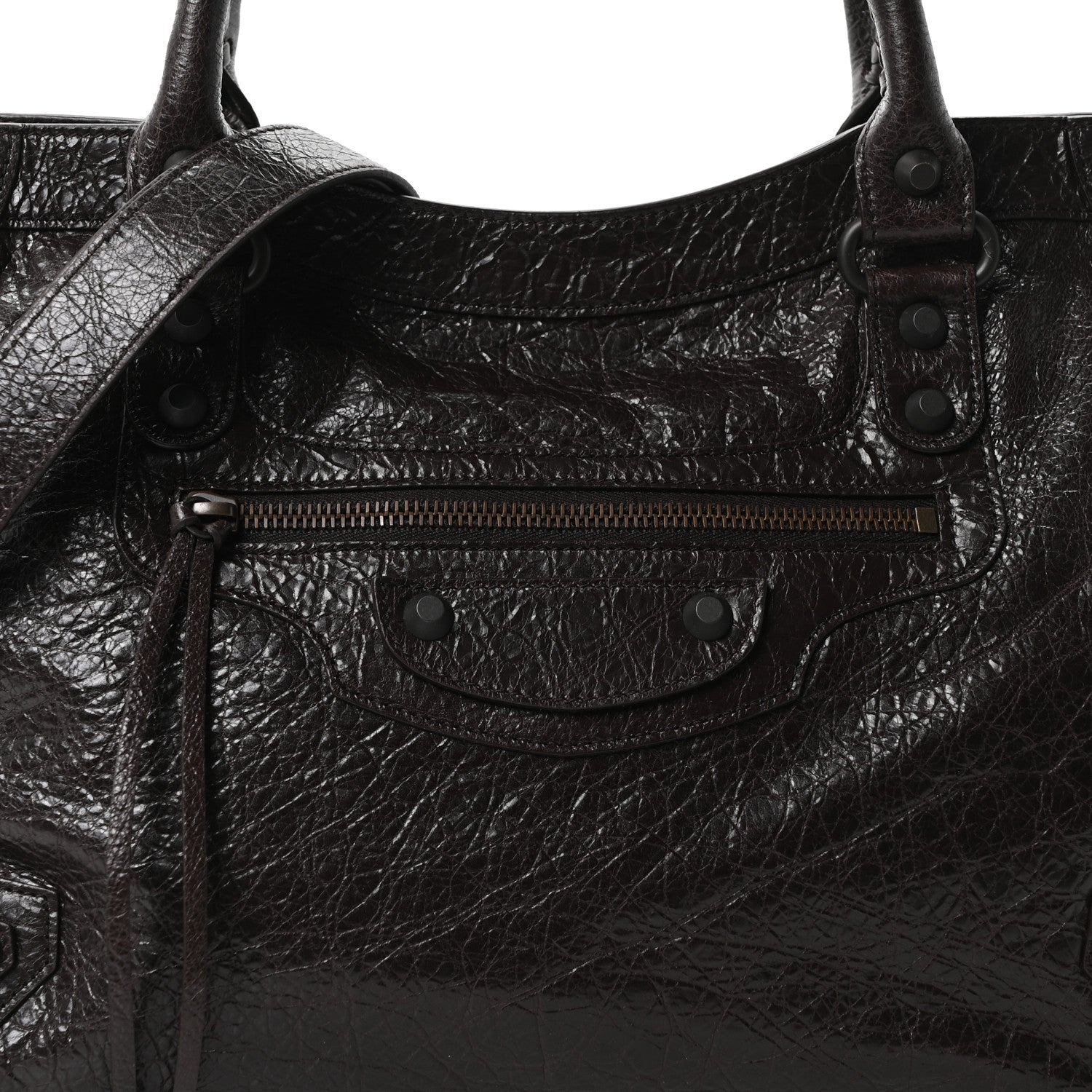 Balenciaga Agneau Arena Classic Hardware Medium Le City Espresso 8 of 10
