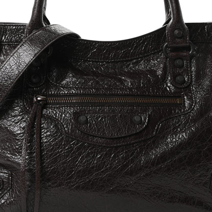 Balenciaga Agneau Arena Classic Hardware Medium Le City Espresso 8 of 10
