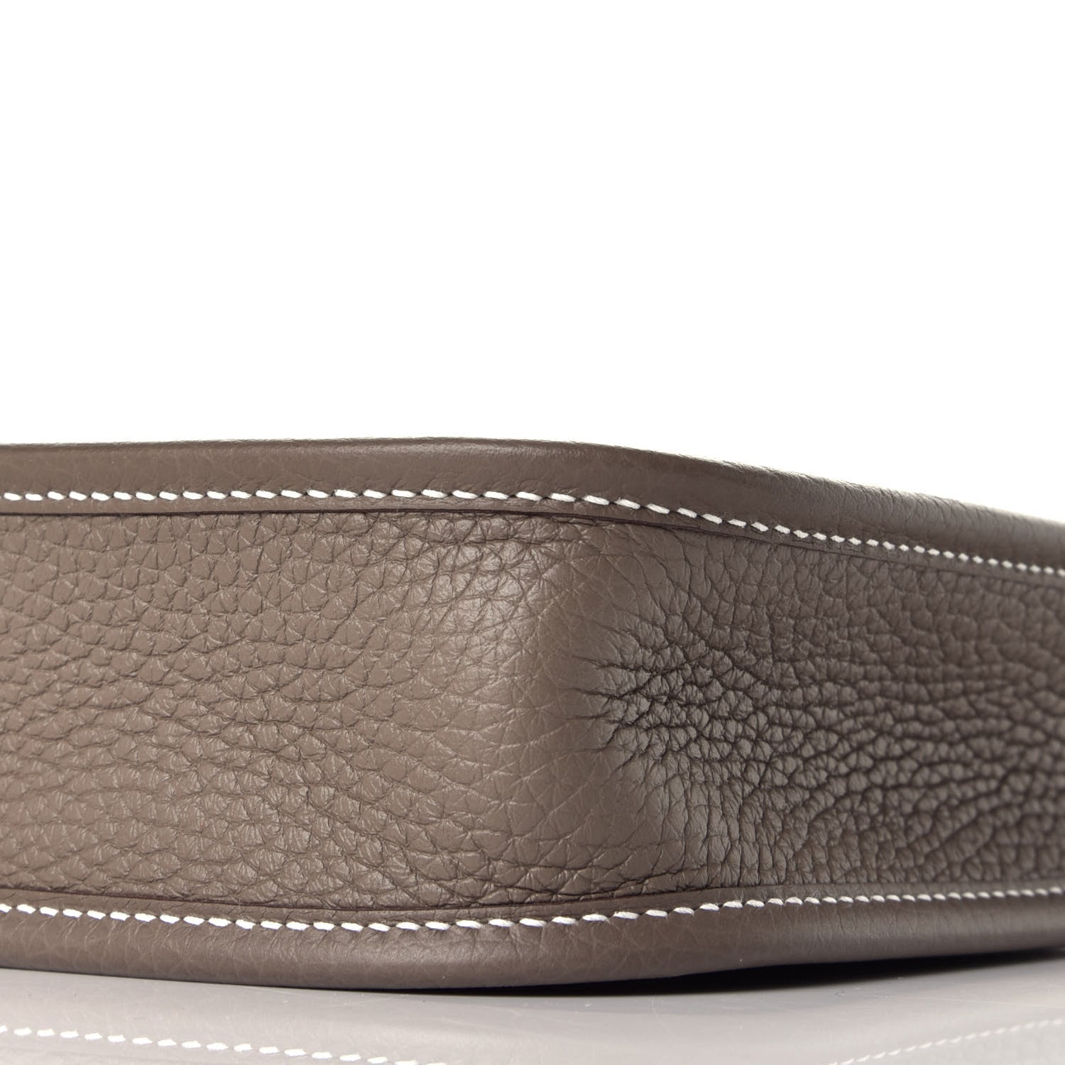 Hermes Taurillon Clemence Amazone Evelyne TPM Etoupe Bleu Indigo 8 of 9