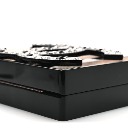 Chanel Plexiglass Crystal CC Minaudiere Clutch Black Copper 9 of 11