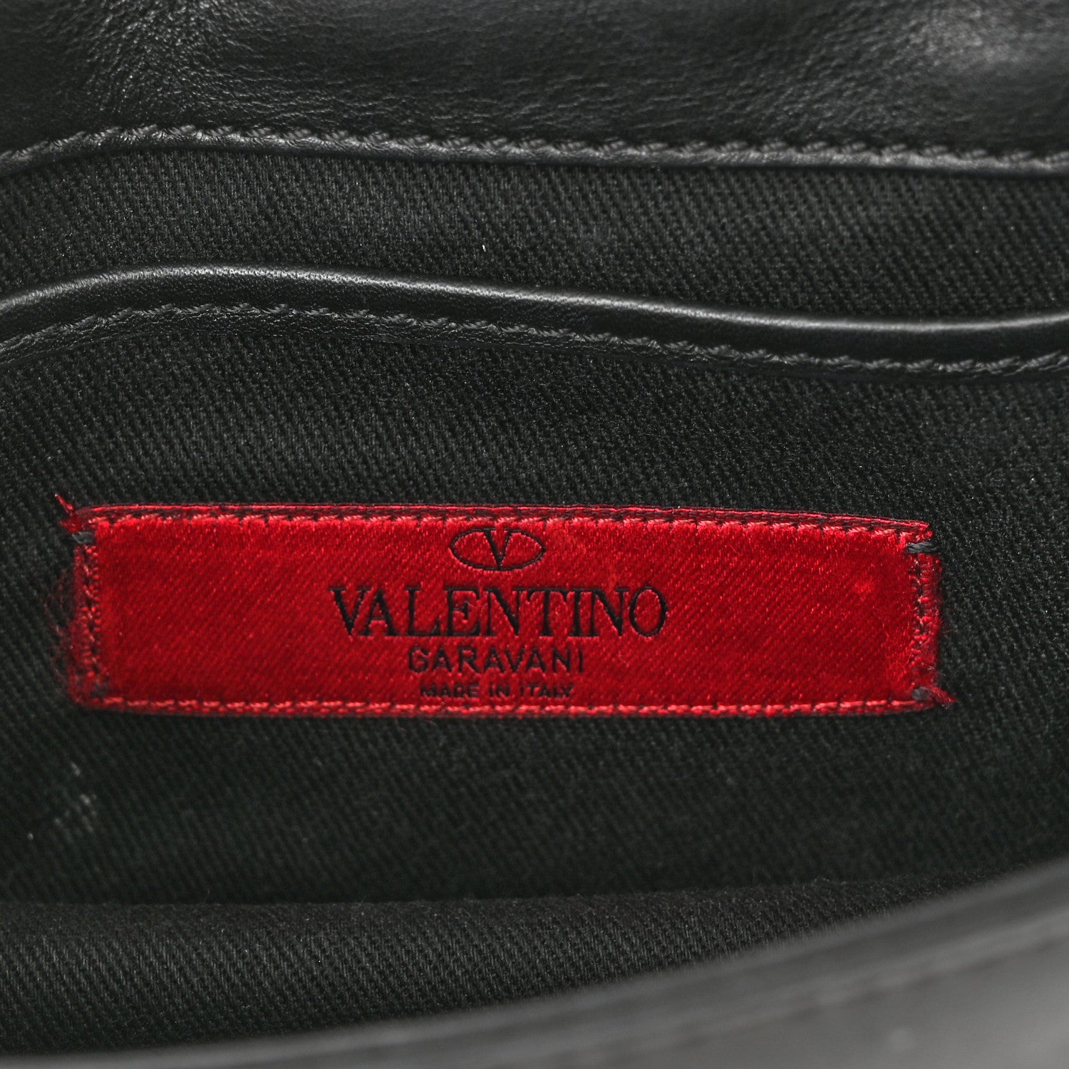 Valentino Garavani Vitello Mini Glam Lock Rockstud Flap Black 6 of 9