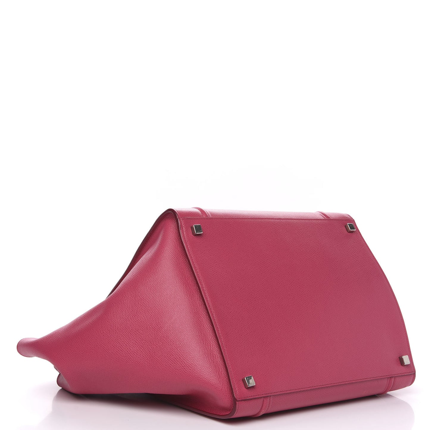 Grained Calfskin Medium Phantom Luggage Fuchsia