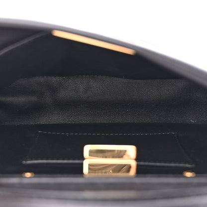 Fendi Nappa Mini Peekaboo Iconic Satchel Black 5 of 10