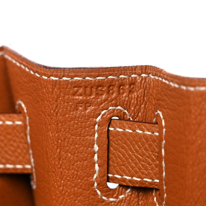 Hermes Epsom Kelly Sellier 28 Gold 7 of 11