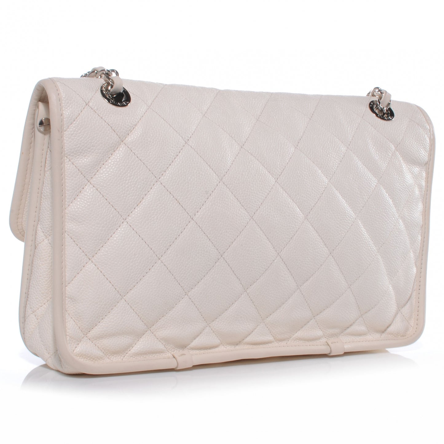 Caviar French Riviera Large Flap White