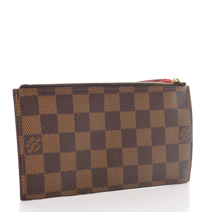 Louis Vuitton Damier Ebene Felicie Chain Wallet Zippered Insert 3 of 6