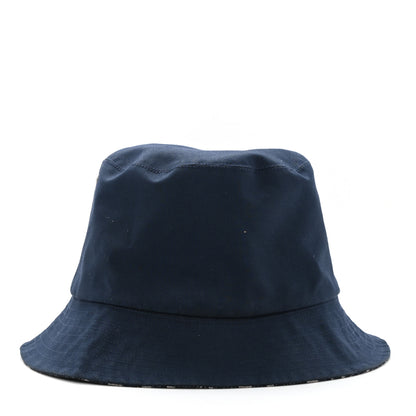 Christian Dior Oblique Reversible Teddy-D Brim Bucket Hat 57 Blue 9 of 13