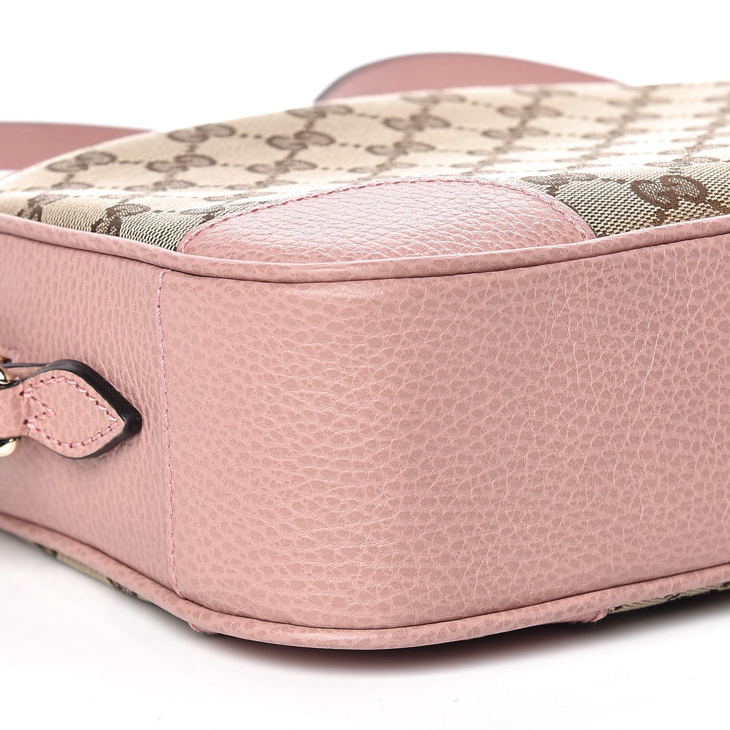 Monogram Mini Bree Messenger Bag Beige Soft Pink