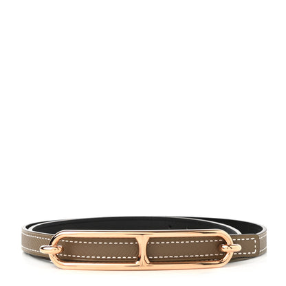 Hermes Swift Epsom 13mm Roulis Belt 75 Etoupe Black 1 of 6
