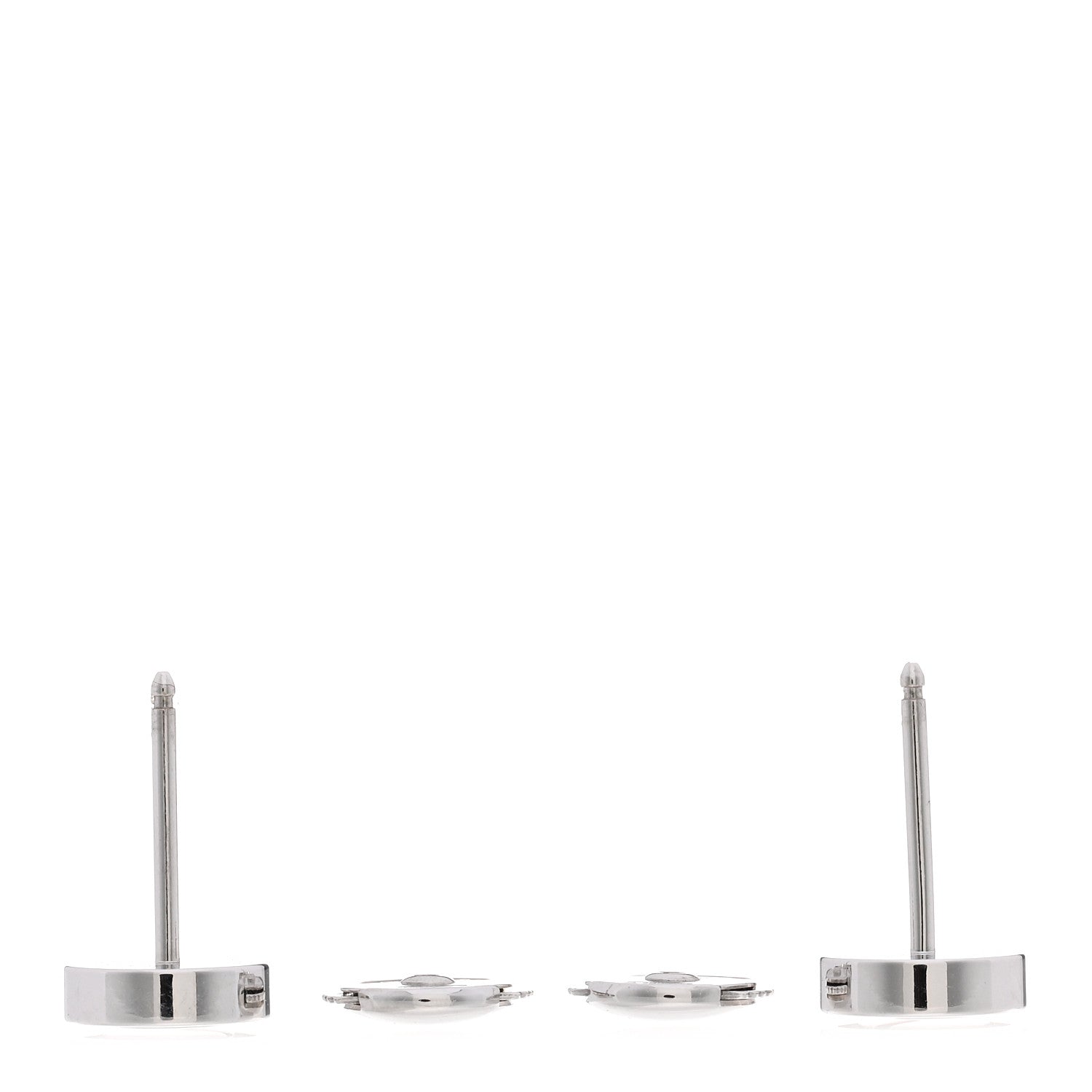 Cartier 18K White Gold LOVE Earrings 3 of 4