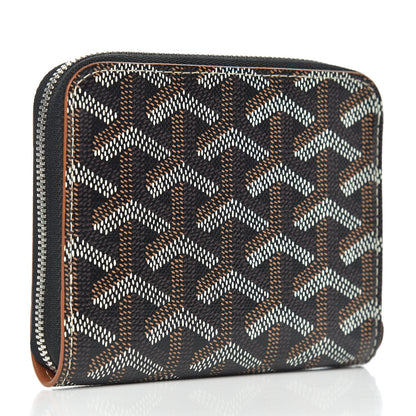 Goyard Goyardine Matignon PM Wallet Black Gold 3 of 6