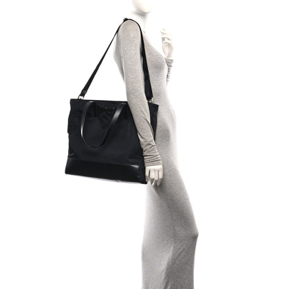 Prada Re-Nylon Spazzolato Tote Black 2 of 12