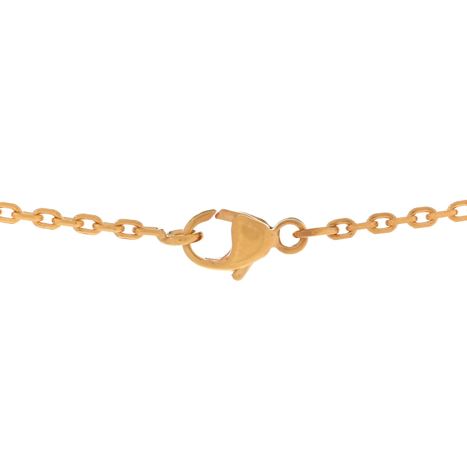 Hermes Lacquered Gold Mini Pop H Pendant Necklace Marron Glace 5 of 7