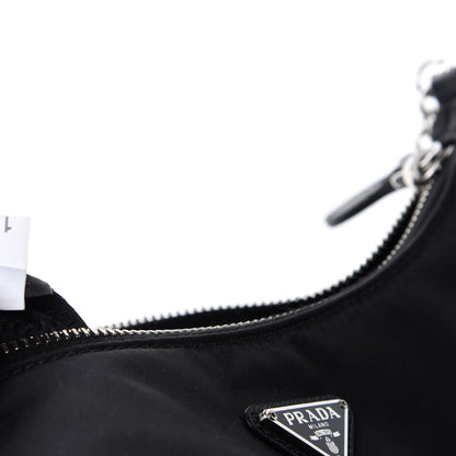 Prada Nylon Re-Edition 2005 Shoulder Bag Black 11 of 13