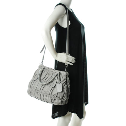 Prada Nappa Gaufre Tote Nube 2 of 8