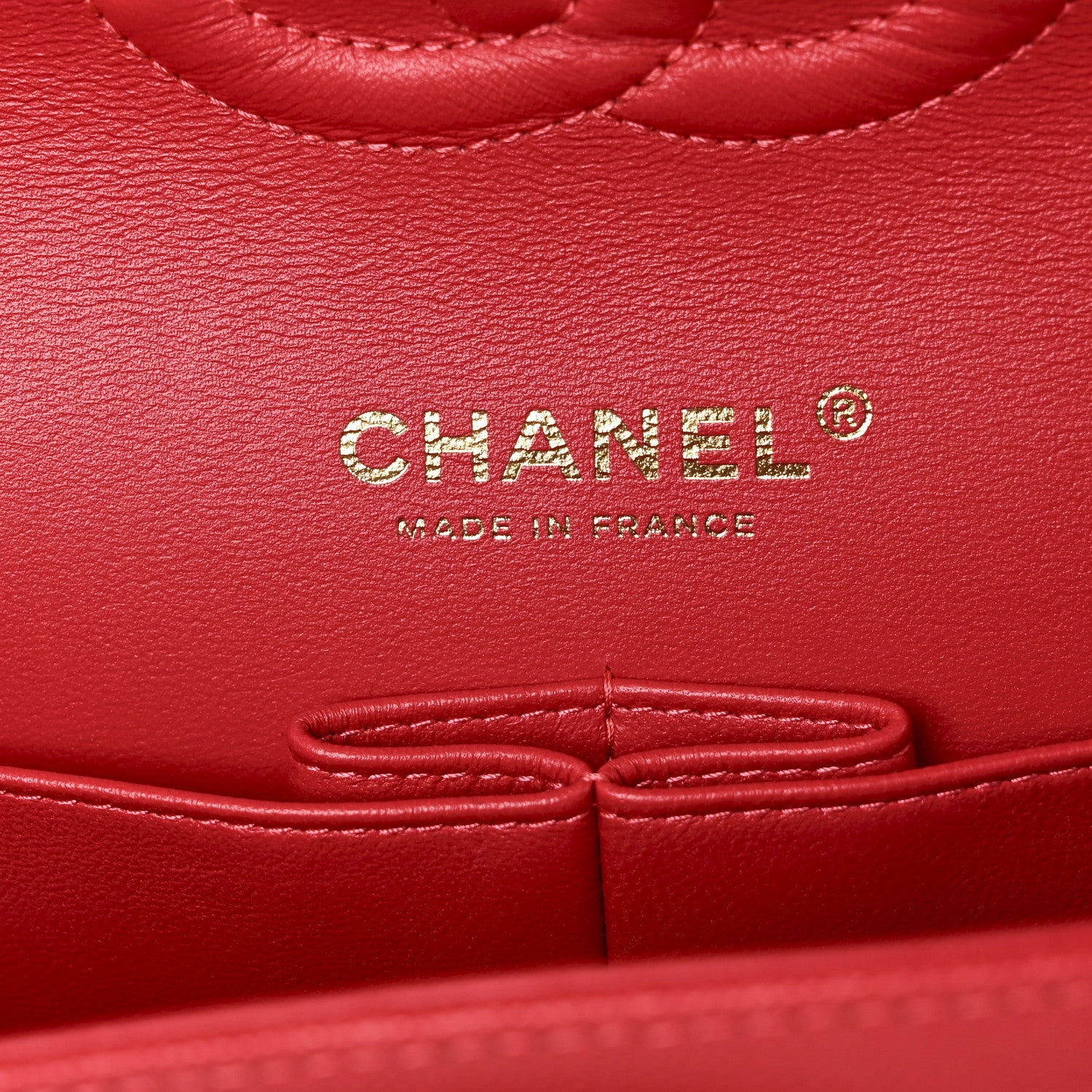 Chanel Caviar Quilted Medium Double Flap Red 6 of 11
