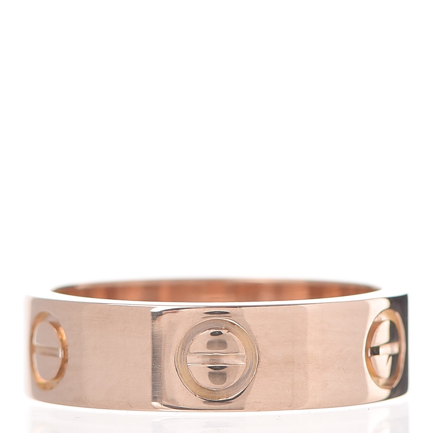 Cartier 18K Pink Gold 5.5mm LOVE Ring 53 6.25 1 of 4