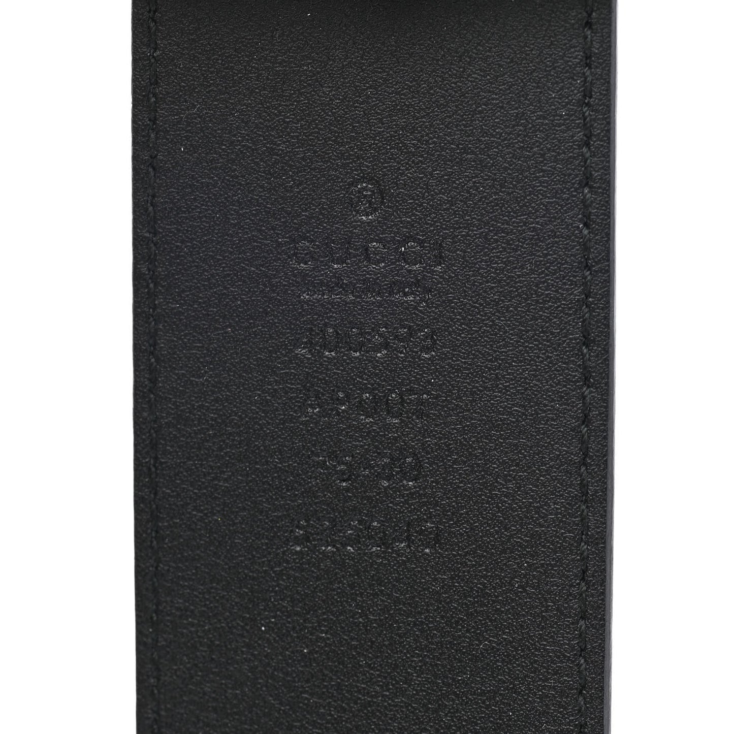 Calfskin Double G 40mm Belt 75 30 Black