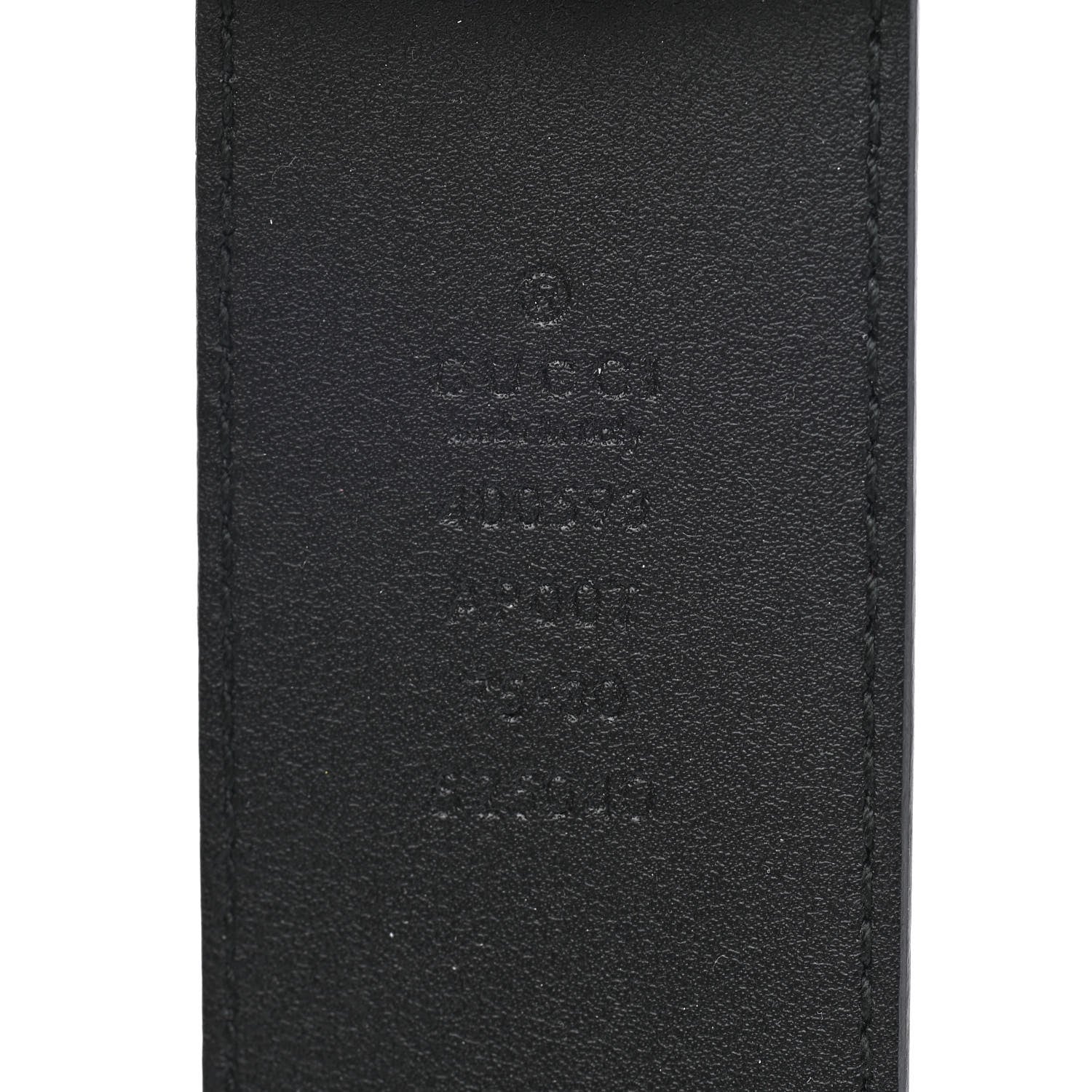 Gucci Calfskin Double G 40mm Belt 75 30 Black 5 of 5