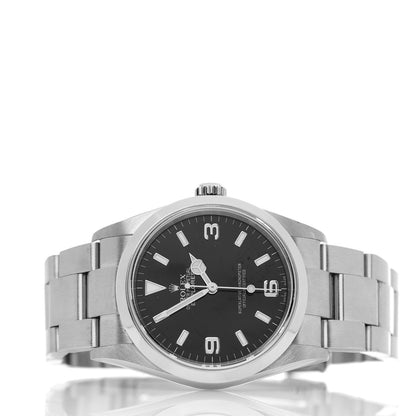Rolex Stainless Steel 36mm Oyster Perpetual Explorer Watch Black 114270 3 of 6