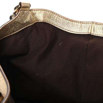 Gucci Monogram Large D Gold Hobo Metallic Gold 19 of 20