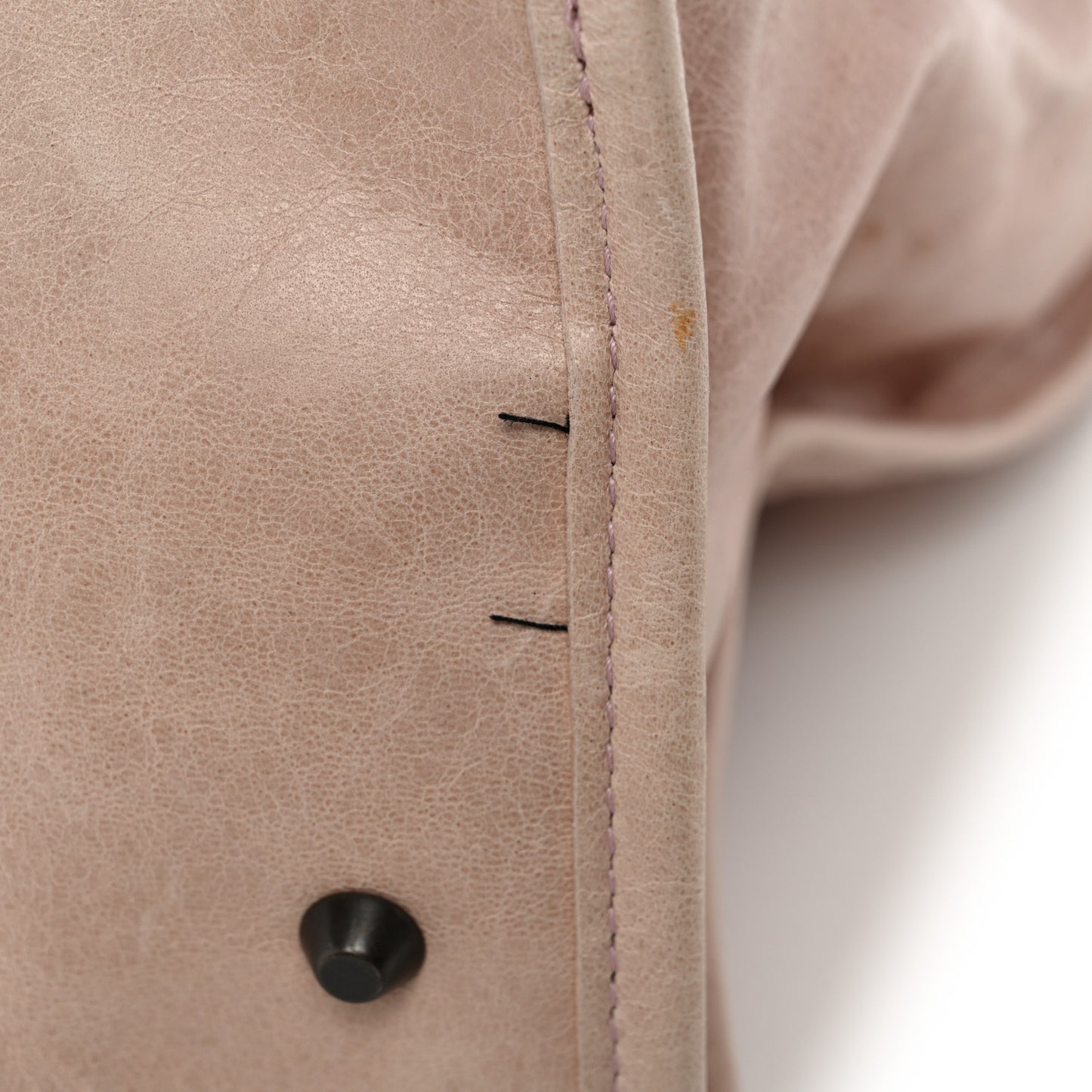 Agneau Classic Hardware Weekender Light Pink