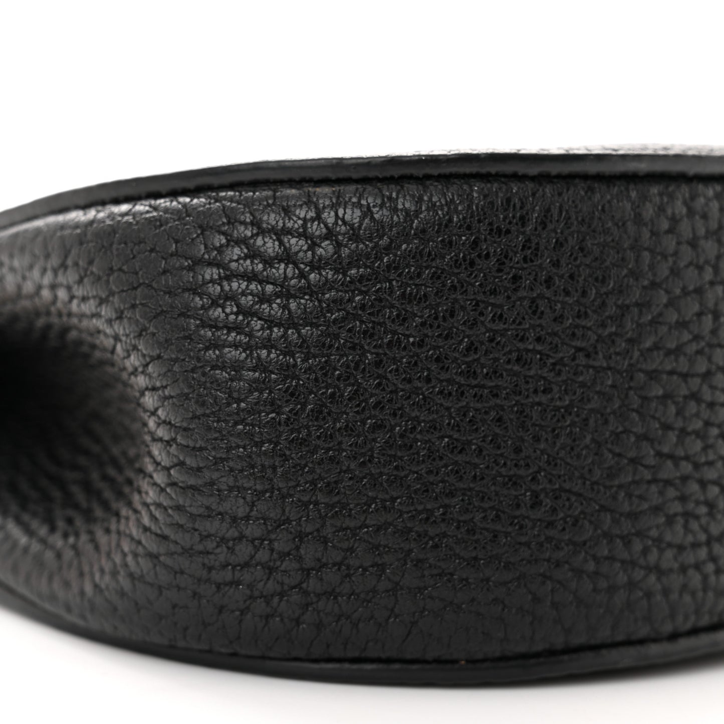 Grained Lambskin Mini Drew Shoulder Bag Black