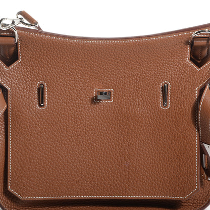 Hermes Taurillon Clemence Jypsiere 28 Gold 6 of 19