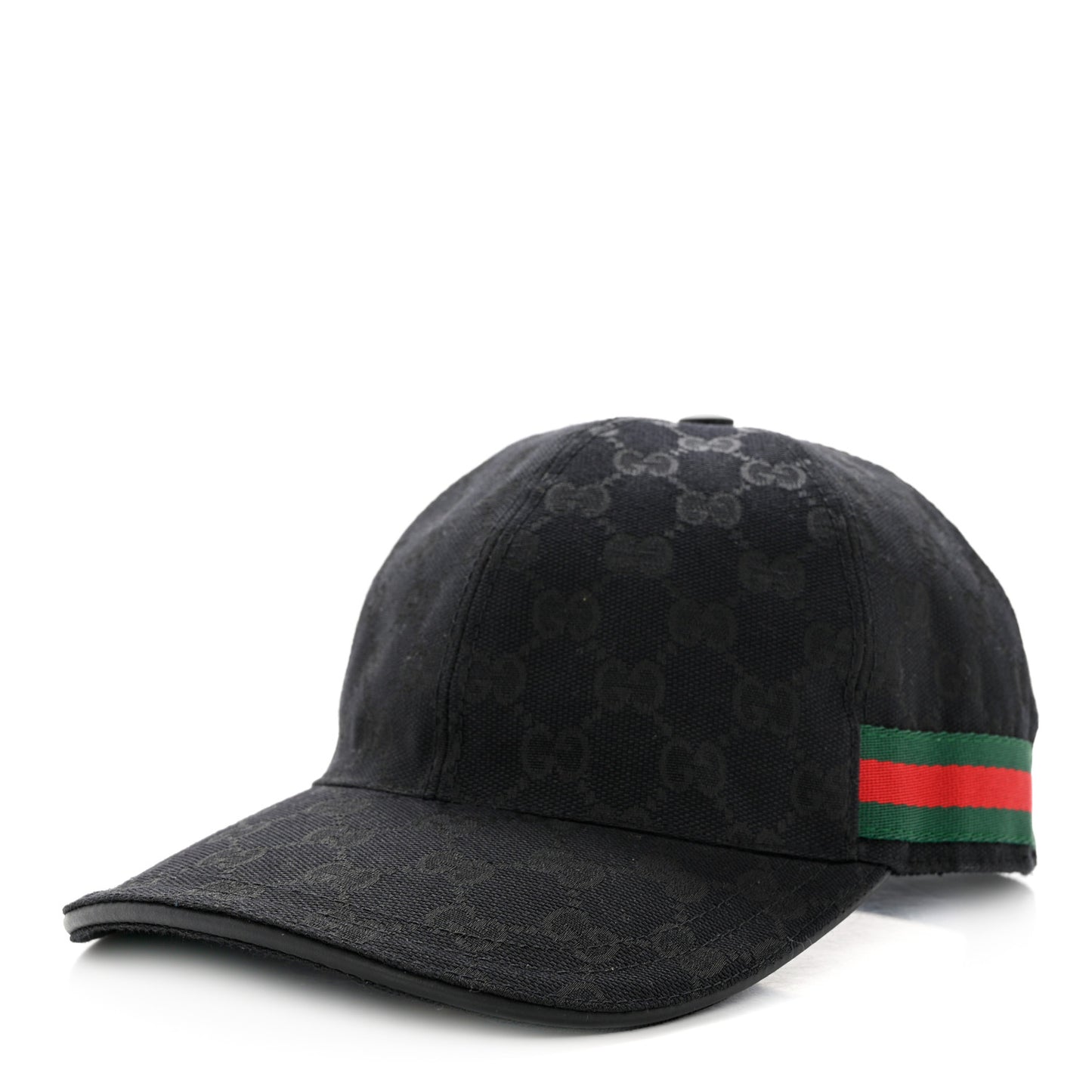 Monogram Web Baseball Hat S Black