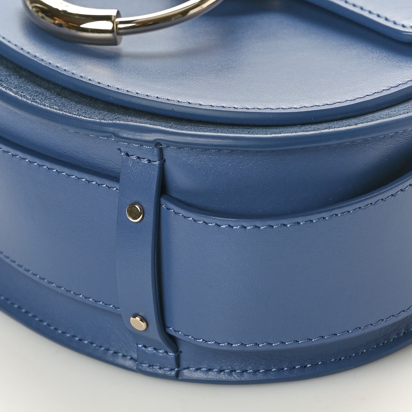 Calfskin Small Tess Bag Deep Ocean Blue