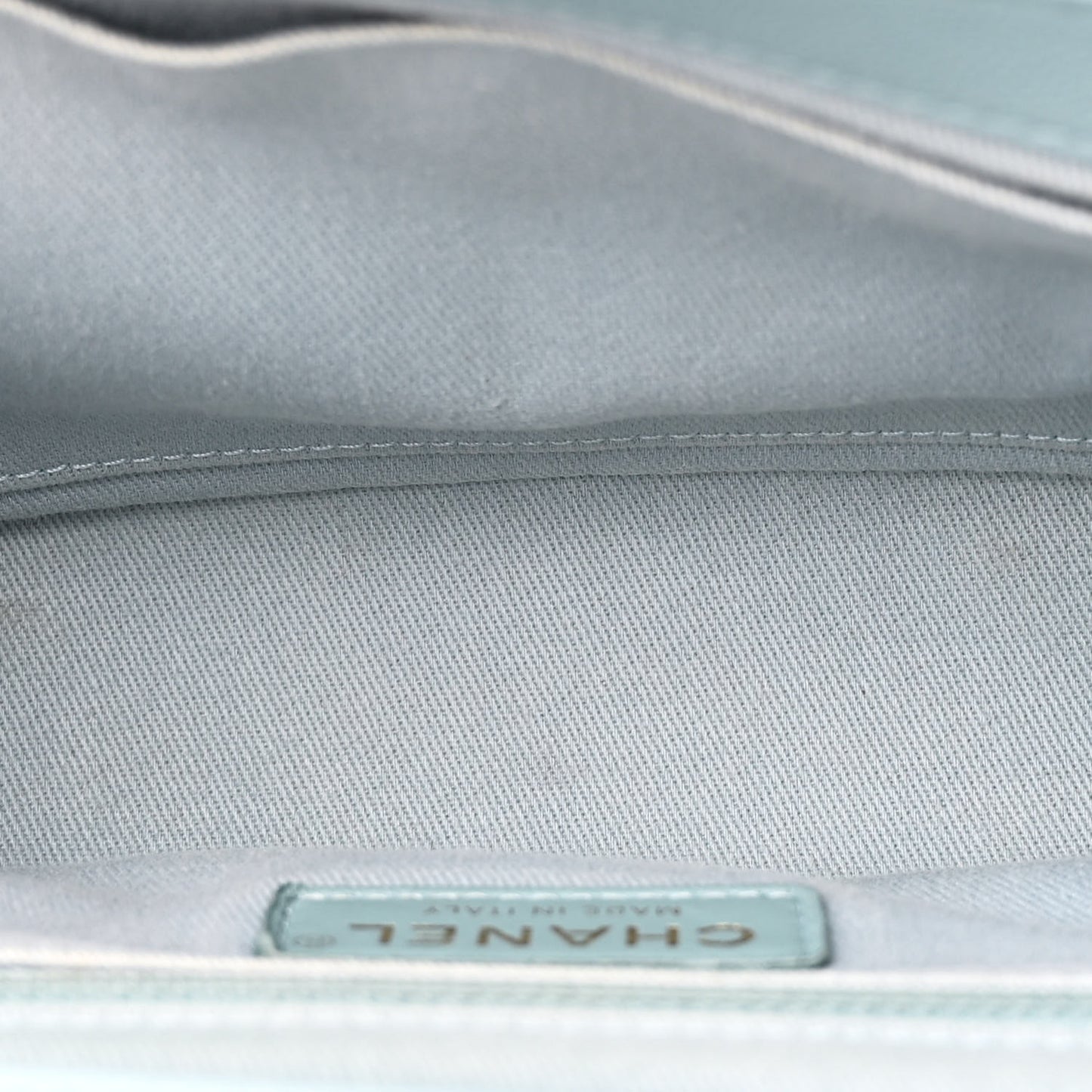 Caviar Quilted Small Business Affinity Flap Blue