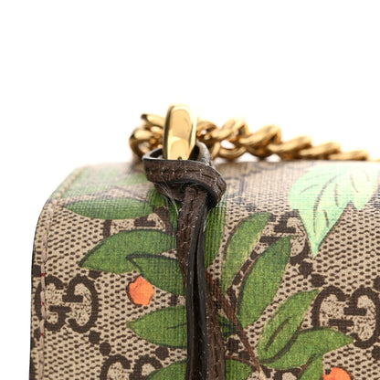 Gucci GG Supreme Monogram Tian Medium Padlock Shoulder Bag Beige Multicolor New Acero 16 of 16