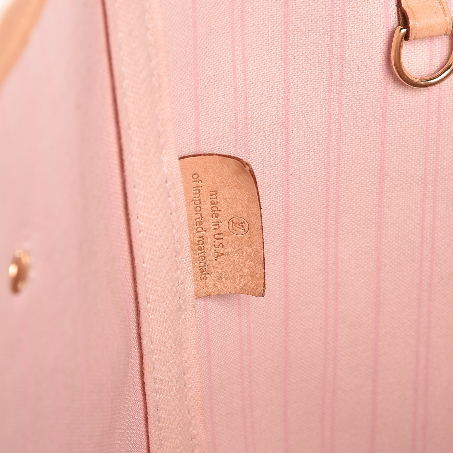 Louis Vuitton Damier Azur Neo Neverfull MM Rose Ballerine 8 of 9