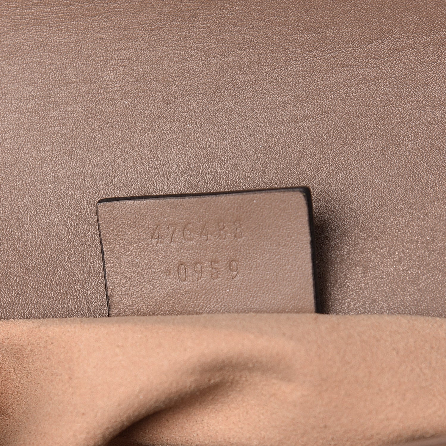 Gucci Calfskin Matelasse Super Mini GG Marmont Shoulder Bag Porcelain Rose 7 of 12