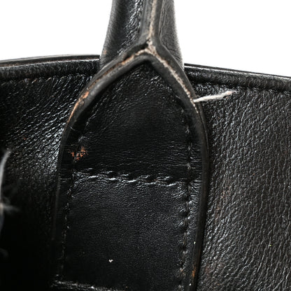 Celine Sequin Calfskin Mini Vertical Cabas Black White 11 of 11