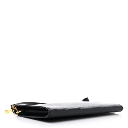 Louis Vuitton Epi Pochette Accessories 24 Black 4 of 9