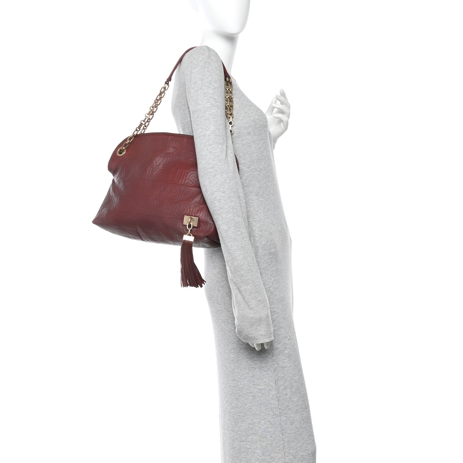 Louis Vuitton Monogram Paris Souple Whisper PM Burgundy 2 of 9