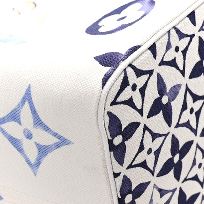 Louis Vuitton Monogram Canvas By The Pool Hamptons 2.0 Neverfull GM Blue 10 of 13