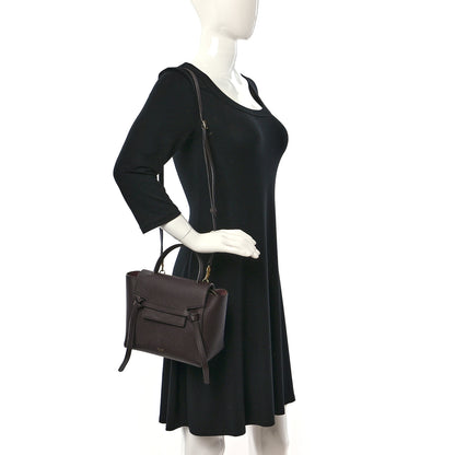 Celine Grained Calfskin Nano Belt Bag Brown 2 of 13